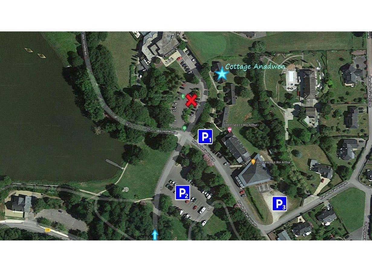 Cottage Anadwen Au Pied Du Lac Au Duc Et Son Golf Ploërmel エクステリア 写真
